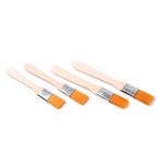 Buyyart New 4Pcs Wooden ESD Brush Anti Static Brush PCB Cleaning for Soldering Flux Repair