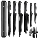 Gourmetop Kitchen Knife Set with No