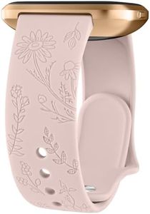 Meliya Band for Fitbit Versa 2 Bands Women, Soft Silicone Replacement Wristbands Sport Strap Compatible with Fitbit Versa 2 / Versa/Versa Lite/Versa SE Smart Watch (Pink)