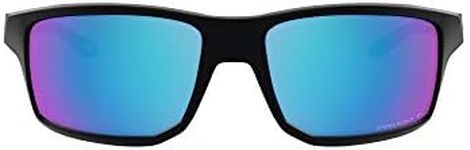 Oakley mens Oo9449 Gibston Sunglasses, Matte Black Silver Icon/Prizm Sapphire Iridium Polarized, 60 mm US