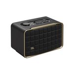 JBL Authentics 200, Smart Home WiFi Speaker and Music Streaming, Voice Assist and Bluetooth Connectivity, Automatic Calibration, Compatible with Google Home & Amazon Alexa, Retro Design in Black