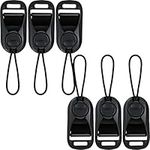 Yeesabella 6 PCS Camera Straps Quick Release Adapter, Camera Strap Rapid Connectors, Connection Buckle Kit for Universal Camera Strap Mirrorless with Base, Black