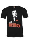 Only Fools and Horses Official Del Boy Godfather T Shirt Tshirt (XL) Black