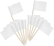 Mr. Pen- Blank Toothpick Flags, Whi