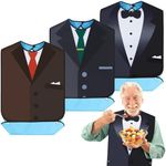 WenYa 3 Pack Adult Bibs for Men, Wa