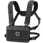 WYNEX Tactical Tool Chest Rig, Molle Chest Pack Chest Rig Carrier