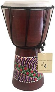 Jive Djembe Drum Bongo Congo African Wood Drum - MED Size- 12" High - Professional Sound - NOT Made in China