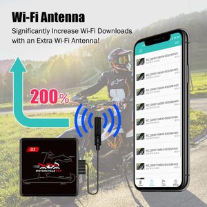 VSYSTO Motorcycle Dash Cam – 1080P Front & Rear, GPS, WiFi, Waterproof, Night Vision