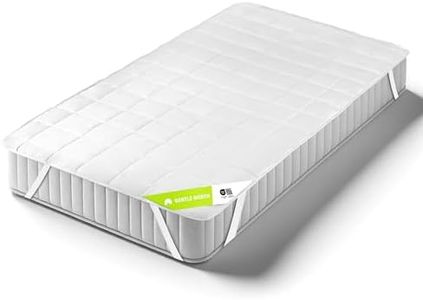 Matratzenschoner 140x200cm - Matratzenauflage für Matratzen bis 30cm - Bei 60°C waschbar & Öko-Tex Zertifiziert für mehr Hygiene im Bett - Unterbett als Schutz für Boxspringbett & Topper White