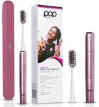 Go Plus Sonic Toothbrushes for Adults w/Electric Toothbrush Case - Electric Toothbrush for Adults & Kids - Sonic Toothbrush w/ 2 Speeds - 18000-24000 Vibrations Per Minute (Rosy Pink)