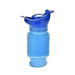 Emergency Urinal,Portable Mini Outdoor Camping Travel Shrinkable Personal Mobile Toilet Potty Pee Bottle for Kids Adult (750 ML)