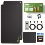 GROUNDING MAT (Couple Pack) – 2 Earthing Mats (76Cm x 37Cm) with Cords, Earth Tester, Socket Tester & Booklet | Wellness Kit for Sleep, Inflammation Relief & EMF Protection (UK Compatible)