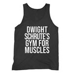 Dwight Schrute's Gym for Muscles Vest (Black, XL)