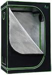 Greenfingers Grow Tent 90 x 50 x 160cm Hydroponics Growing System Indoor Greenhouse Hydroponic Indoor Plant Kits,600D Oxford Cloth Black Exterior and Steel Frame Highly Reflective Inside