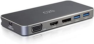 C2G USB-C 7-in-1 Dual Display MST D