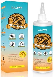 LLPT Wood Glue 16.9 Ounce | Dried Clear Ultimate Waterproof Wooden Super Glue Exterior | All Purpose Wood Adhesive | Heavy Duty for Woodworking Projects Repairs and DIY (LWG500)