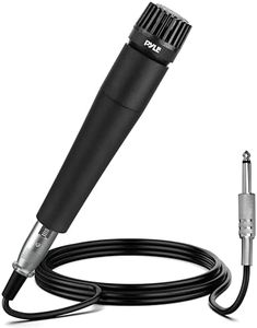 PylePro Dynamic Handheld Microphone, Professional Moving Coil Mic with Built-in Pop Filter, Wide Frequency Response, High Signal Output, Rugged Design, Low Noise Circuitry, 15' ft. XLR Cable Included