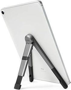 Twelve South 12-1805 Compass Pro for iPad | Portable Display Stand with 3 Viewing/Typing Angles, iPad and iPad Pro, Silver