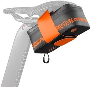 OFFBONDAGE Bike Saddle Seat Bag Waterproof 0.5L Small Bicycle Bag Cycling Seat Pack for Road Mountain Gravel Orange
