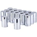 20 Pack Nut Cover, ABS Chrome Plast