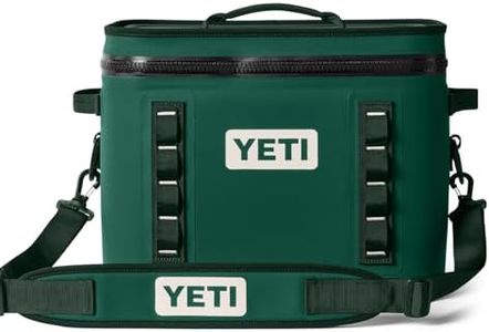 YETI Hopper Flip 18 Portable Soft Cooler, Black Forest Green