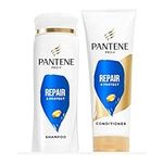 Pantene Shampoo and Conditioner Set, Repair & Protect for Damaged Hair, Safe for Color-Treated Hair (663 mL Total)