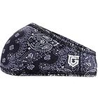 Gridiron Gladiator Football Skull Headband - Men's Workout Headband, Nylon, One Size, Black - For Football Players, Improves Helmet Comfort, Stays Put During Intense Moves