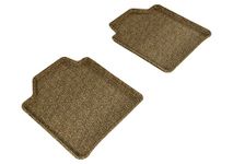 3D MAXpider Second Row Custom Fit All-Weather Floor Mat for Select 3 Gran Turismo (F34) Models - Carpet (Tan)