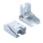 90°Self-Locking Hinge Leg Accessories，Foldable Self-Locking Hinge，Folding Table Legs self-Locking Hinge，Table Leg Hinges Folding Locking, Bed Legs, Folding Workbenches, Etc.2 Pieces (Steel)