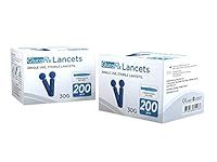 GlucoRx Sterile Lancets (30g), 200 Pack