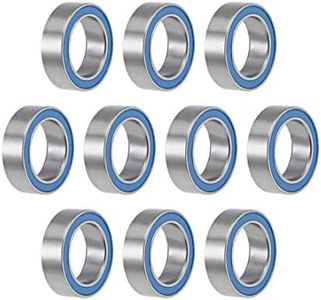 uxcell MR128-2RS Deep Groove Ball Bearings 8mm Inner Dia 12mm OD 3.5mm Bore Double Sealed Chrome Steel Blue Seal Z2 10pcs