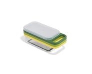 Joseph Joseph Multi-Grate & Store Cheese Grater & Zester Set, 3-in-1 Box Grater with Food Storage Container
