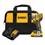 DEWALT 20V MAX Brushless Cordless Impact Driver 1/4-In, Lightweight, Variable Speed, LED (DCF840D1)