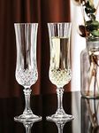 RAGHAVENDRA SARKAR® Elegant and Stylish Wine Glass,Set of 2, Compatible as Champagne Glass with Stem Stylish and Unique Wine Glass, Long Champ Wine Glass