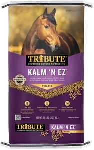 TRIBUTE Kalmbach Feeds Kalm 'N Ez Pellets for Horse, 50 lb