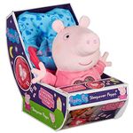 SLEEPOVER PEPPA SOFT TOY BEDTIME LULLABY TOY WITH LIGHTS AND SOUNDS PRESCHOOL GIFT AGE 3, 4, 5