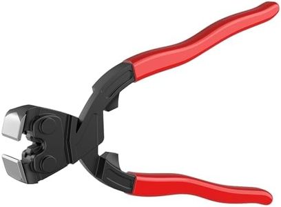8 Inch Nail Puller Pliers, High Leverage End Cutting Pliers, Durable CRV Steel Ergonomic Handle Nail Removal Tool with Non Slip Grip for Pulling Cutting Nails Small Bolts and Wires-Red