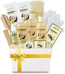 Vanilla Coconut Spa Gift Set Bath & Body Gift Basket. Natural Large Spa Basket! #1 Spa Gift Basket for Women and Men!