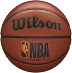 WILSON NBA Forge Basketball - Size 7-29.5", Brown