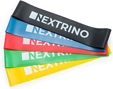 Nextrino Loop Resistance Bands, Mini Exercise Bands for Legs, Glutes & More - Great for Yoga, Fitness, Mobility Training, Physical Therapy & HIIT Gym Workouts