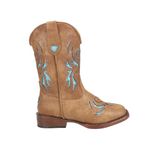 Roper Glitter Breeze Western Boot (Toddler/Little Kid), Tan, 11 M US Little Kid