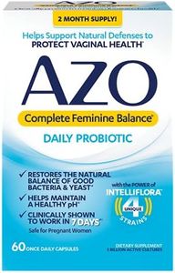 AZO Complete Feminine Balance Daily Probiotics for Women | 60 Count | Clinically Proven to Help Protect Vaginal Health | Clinically Shown to Work in 7 Days*