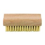 Elliott Wooden Vegetable Brush with Natural Tampico Fibres, Beige