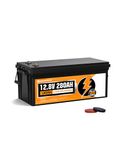 ECO-WORTHY 12V 280Ah LiFePO4 Lithium Battery 6000+ Deep Cycles with 3584wh Energy,Built-In BMS Protection,for RV,Off-Grid Solar Power System, Home Backup,Marine