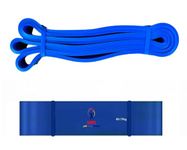 UDKI 60-75kg Blue Resistance Band - Exercise & Pull Up Bands for Home Gym Fitness - Men & Women - 100% Natural Rubber