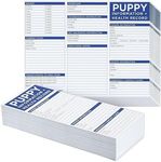 Okuna Outpost 60 Pack Puppy Vaccination Record Cards, Canine Health Record Books for Dogs (Tri-Fold Design, 8.5x11 Inch)