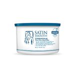 SATIN SMOOTH 14oz Luxury depilatory Waxes for Full Body & Face- Titanium Blue Thin Film Hard Wax, 1 Count (814146)