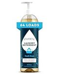 Puracy Natural Liquid Laundry Detergent, 64 Loads, Hypoallergenic, Effective, Fresh Linen, 16 Fl Oz
