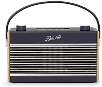 Roberts - Rambler BT Stéréo - Radio Portable, Dab+/FM/Bluetooth - Bleu Marine