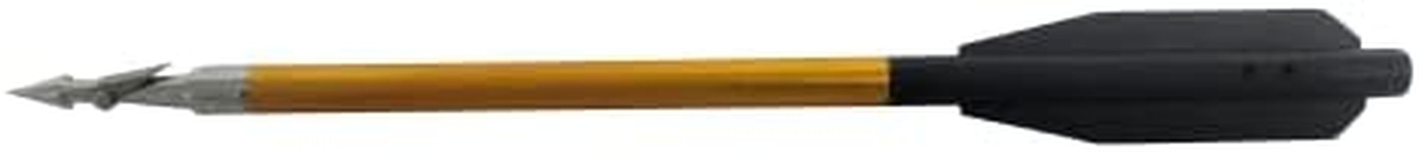 Southland Archery Supply 6" Pistol Crossbow Bowfishing Bolts Stainless Steel Broadheads for Fishing Slingshot Darts - 12/Pack (Aluminum)